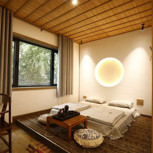 竹片编帘子竹席吊顶墙面装饰装修材料民宿木屋茶室新仿古