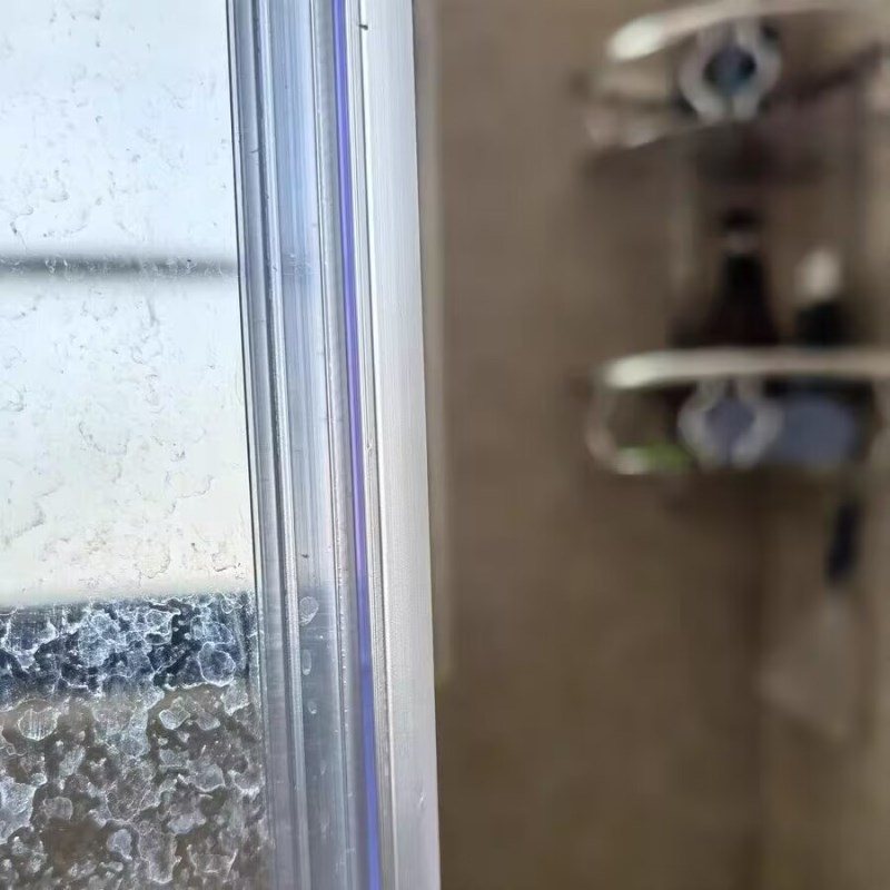 淋浴房挡水条推拉玻璃门底部防水条pvc异形胶条浴室下密封条