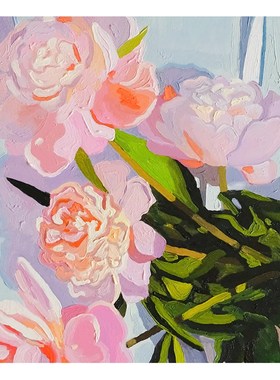 特惠捡漏画家Leh Gdne复刻艺术版画糖果色静物装饰画芯