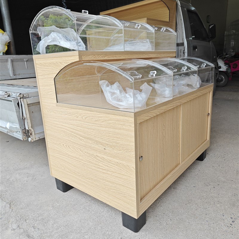 货架超市五谷杂粮展示柜糖果零食便利店阶梯干果架散称瓜子展示架