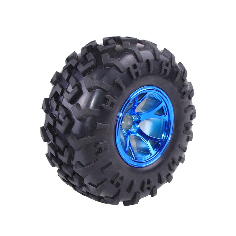 130mm智能小车轮胎 橡胶车轮 机器人 小车配件 底盘轮子 攀爬车胎