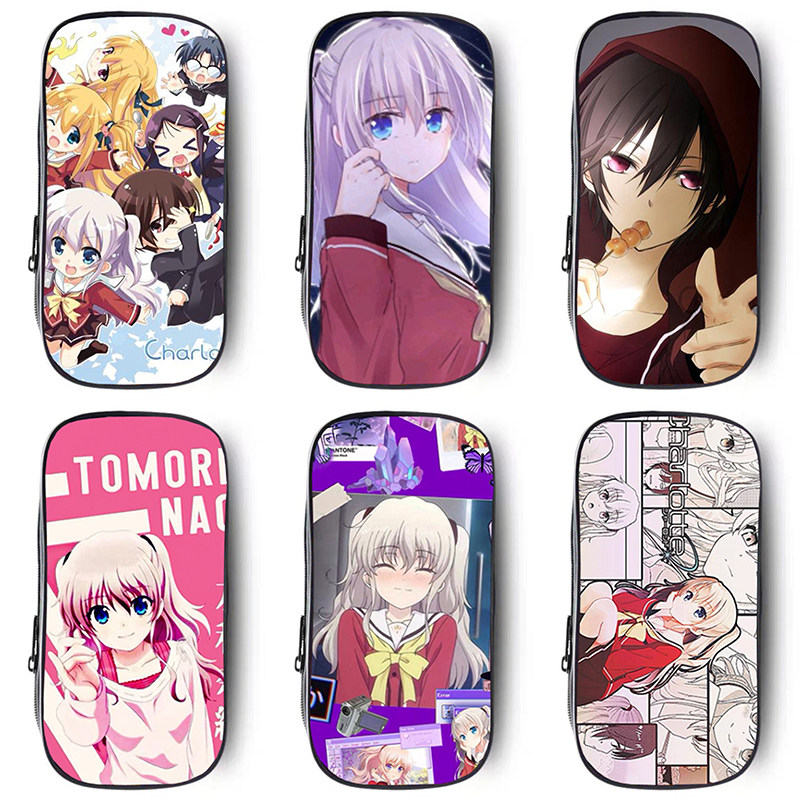 lo夏洛特友利奈绪乙坂有宇铅笔文具盒幼儿园儿童帆布笔袋,文具电教/文化用品/商务用品,笔袋,淘宝优惠券,粉丝福利购,淘宝优惠卷