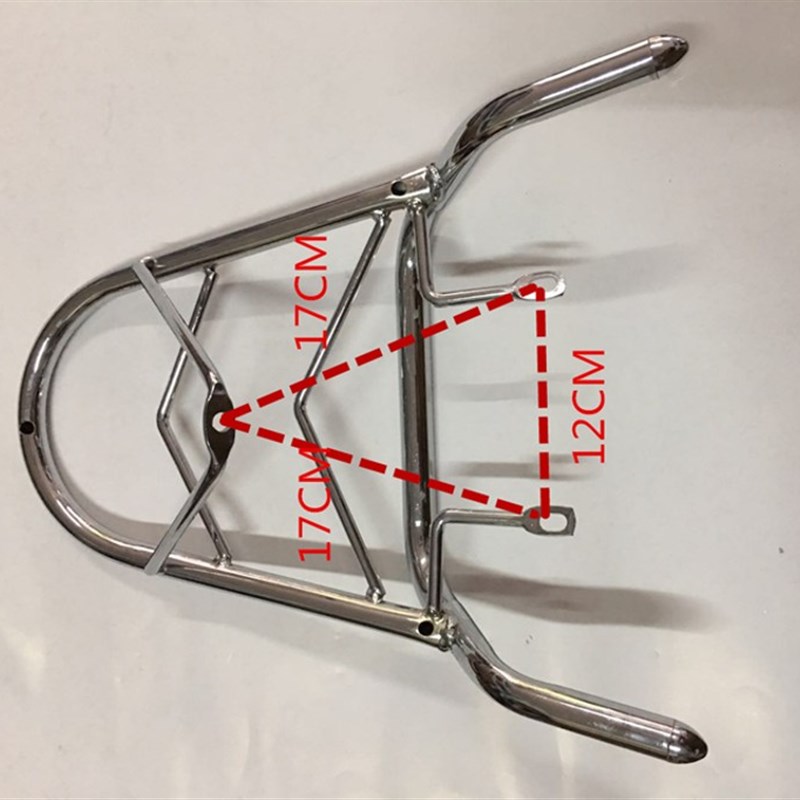 电动车小龟王后货架 小龟王后支架 改装 尾架 后衣架后备箱尾箱架