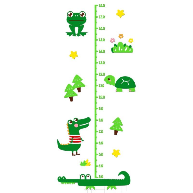 儿童房卡通身高d立体客厅卧室装饰宝宝身高测量仪尺墙纸自粘,家居饰品,身高贴,淘宝优惠券,粉丝福利购,淘宝优惠卷