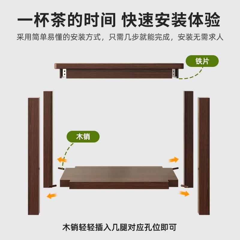 小茶几桌子客厅家用迷你长窄型简易纯实木沙发边几喝茶角几小方桌
