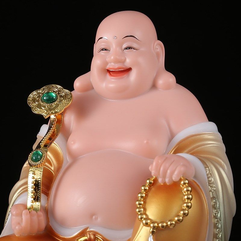 工艺汉白玉石粉翠玉释伽观音地藏王菩萨娑婆三圣彩绘,家居饰品,桌面摆件,淘宝优惠券,粉丝福利购,淘宝优惠卷