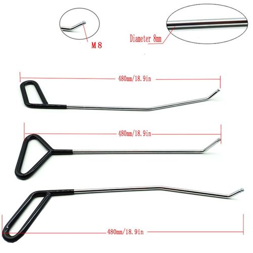 汽车凹陷修复工具 冰雹坑凹痕免钣金 顶钩替换头钩子撬棍