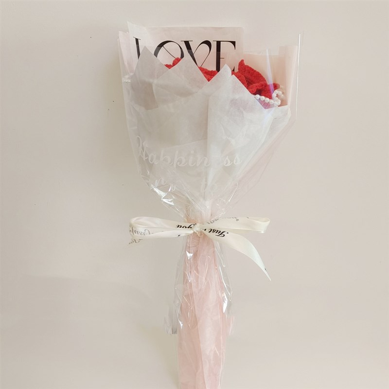 泰国玫瑰超大巨型超级大玫瑰花手工针织钩织毛线永不凋谢的玫瑰花