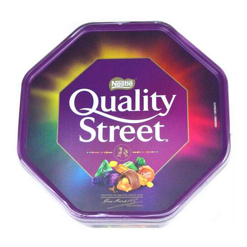 英国进口年货礼盒 雀/巢花街什锦巧克力礼盒550g/966（代可可脂）