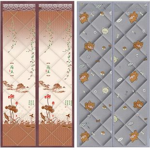 棉门帘挂帘磁吸保暖家用防寒挡风冬天加厚空调防风保温免打孔 冬季