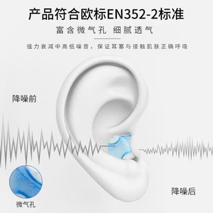 隔音降噪耳塞 倍仕佳1025泡棉降噪隔音耳塞睡眠耳塞工作学习入耳式