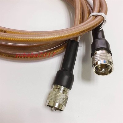 RG393进口军标镀银射频连接线 UHF-JJ UHF公对公 大功率线缆馈线