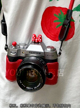 蝴蝶结相机佳能r50热靴盖富士xt30三代xs20适用x索尼zve10尼康z30