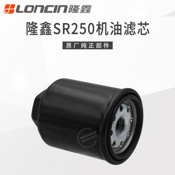 隆鑫LX250T无极CU250 SR250GT踏板车原装精滤器 机油格 机油滤芯