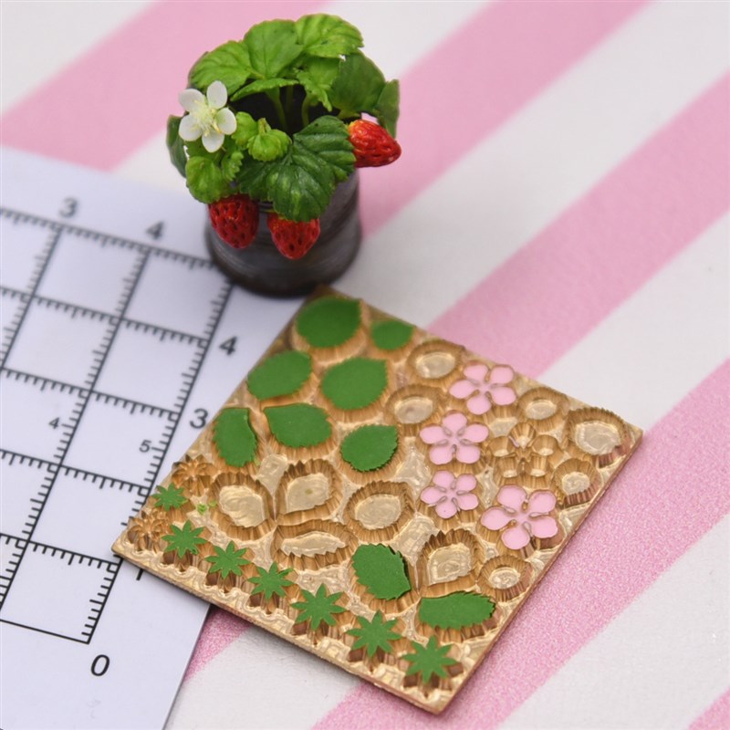 微缩超轻树脂粘土娃用切模 diy精雕金属切模草莓花瓣草莓叶压模具