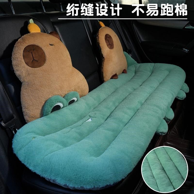 卡皮巴拉水豚汽车坐垫毛绒车内冬季车用前后排保暖靠背一体座椅垫,汽车用品/电子/清洗/改装,通用座套/座垫,淘宝优惠券,粉丝福利购,淘宝优惠卷