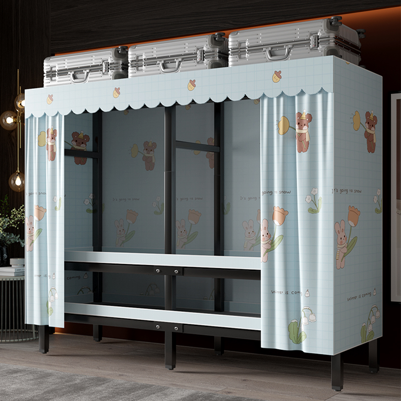 免安装卧室家用小户型出租屋衣橱现代结实折叠布