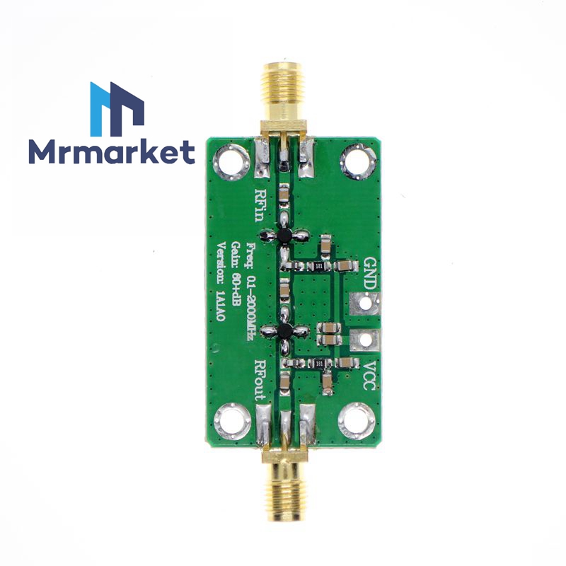 射频 宽带 放大器 低噪放 LNA(0.1-2000MHz增益 60dB)