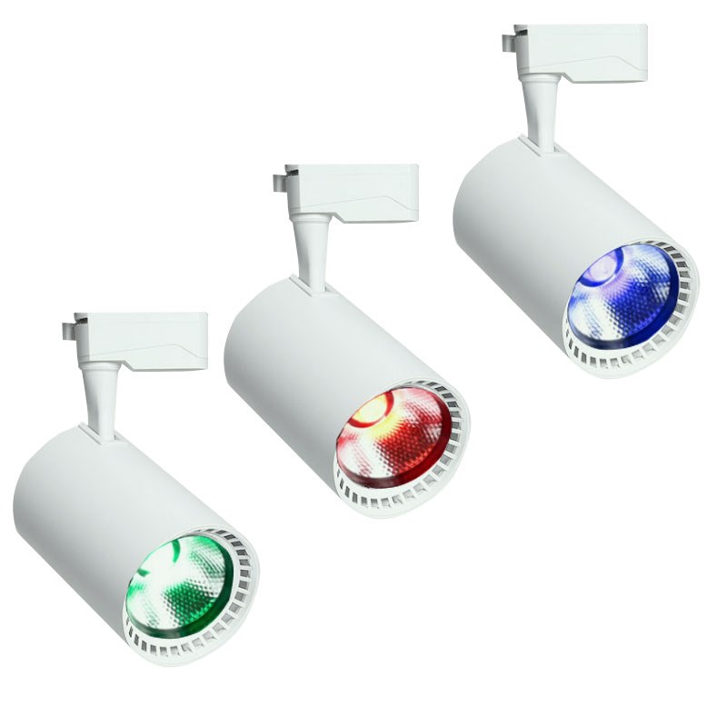 LED彩色轨道灯吸顶射灯舞台歌厅背景灯KT舞蹈房健身房七彩氛围灯