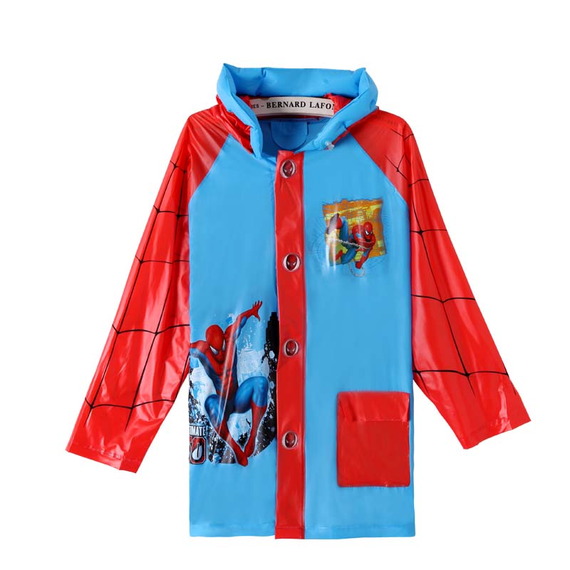 儿童雨衣幼儿宝宝单人雨披小孩学生男童男孩雨衣带书包位