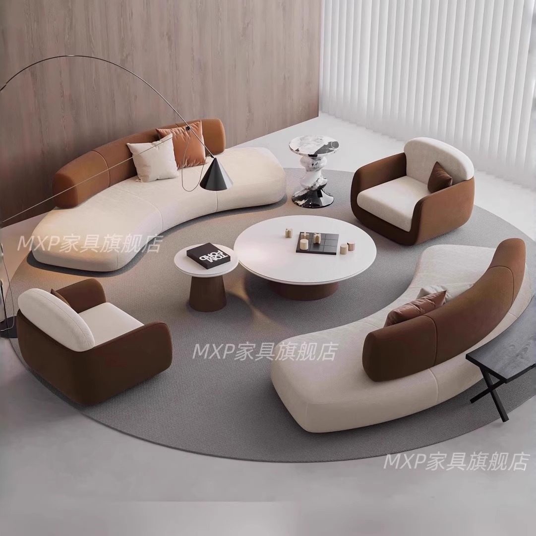 弧形沙发设计师创意沙发椅