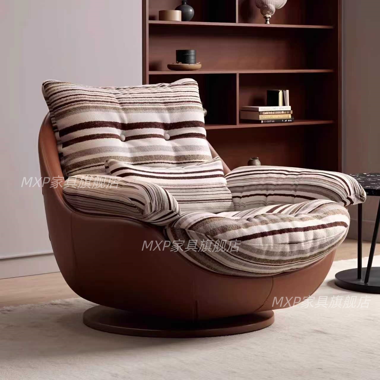 高端窝窝椅中古风设计师沙发椅