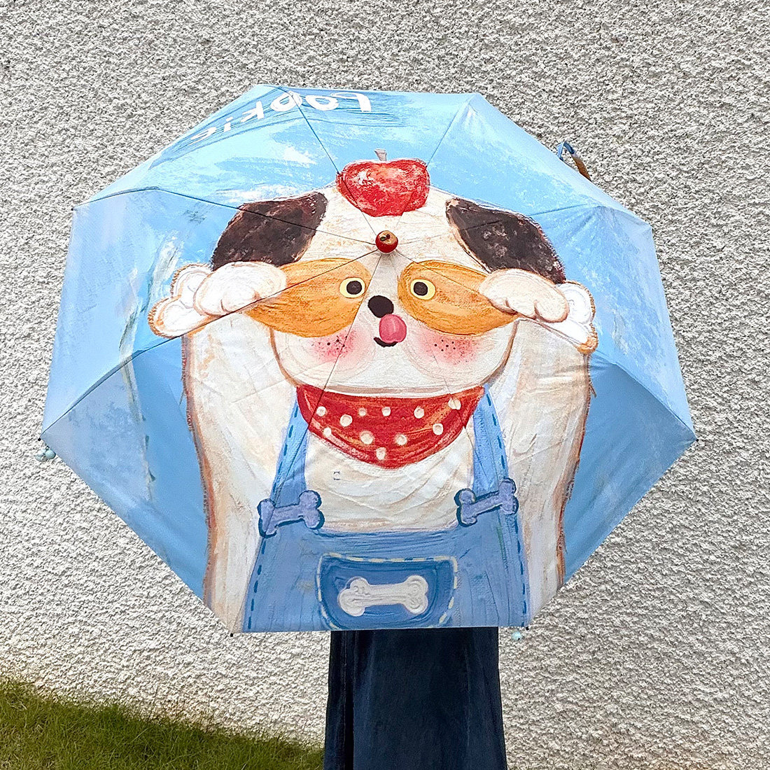 卡通小狗防晒晴雨伞便携可爱