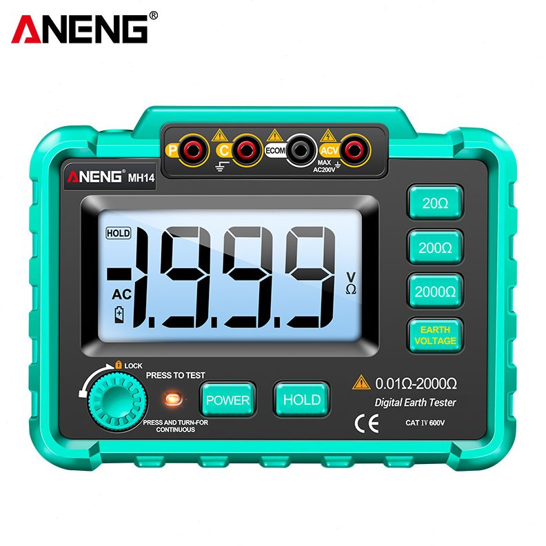 ANENG 电工专用兆欧表绝缘电阻测试仪数字精度电阻接地电压测量