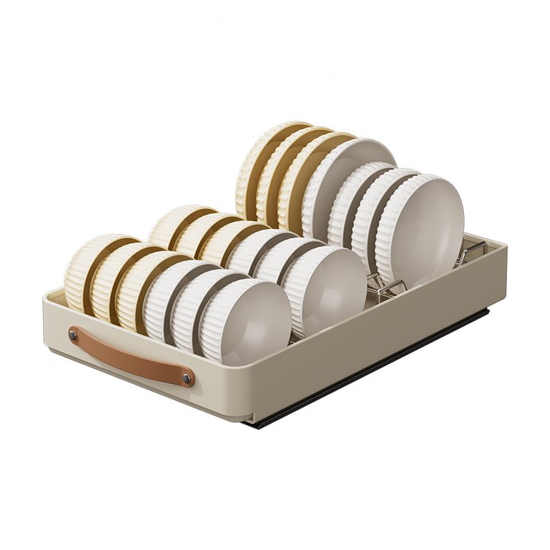 碗碟置物架橱柜抽拉式拉篮厨房柜内碗盘碗具沥水架抽屉式收纳盒