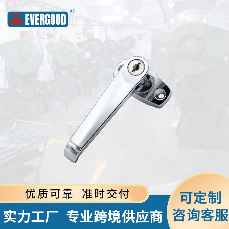 机械机箱锁把手锁执手锁门锁配配电箱锁锌合金锁铁工业柜锁衣柜锁