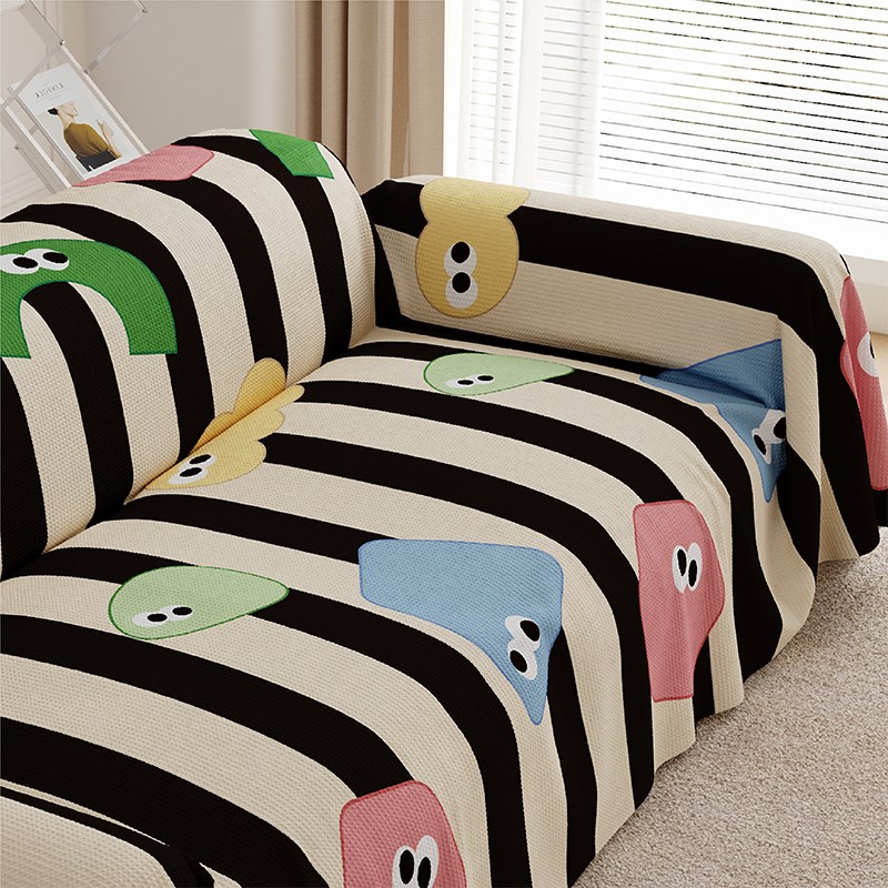 韩式异形一整张沙发巾全包防猫抓防水家用垫四季通用沙发盖布罩