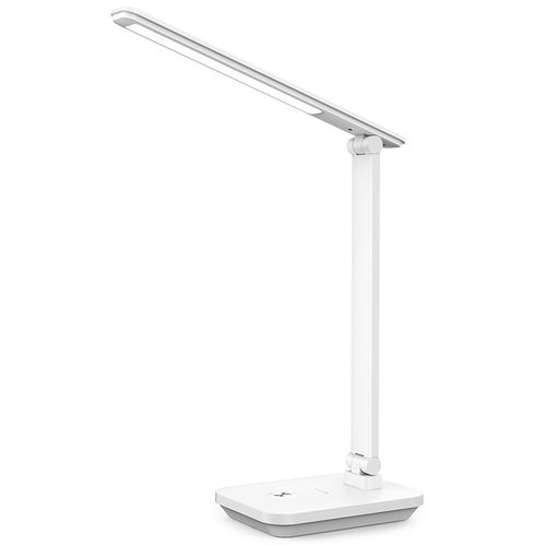 康铭LED台灯充电式插电两用护眼灯学生书桌学习宿舍大容量床头灯