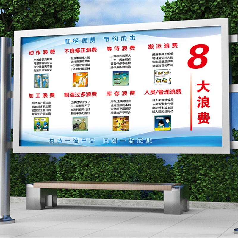 公司车间安全生产质量管理宣传看板海报企业工厂品质宣传栏挂画贴