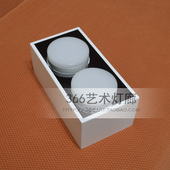 格栅 盒仔灯盒子灯 白外黑内 头明装 方形无 变色变光