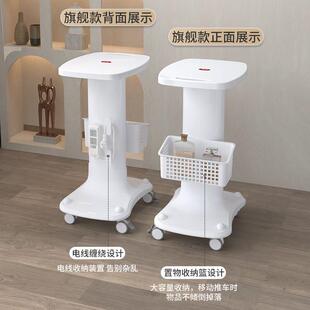 美容院专用仪器推车放小气泡台式架子底座高档移动美容仪器置物架