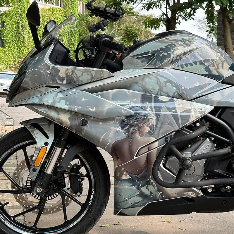 适用2023款春风250SR贴纸版画贴花个性拉花保护膜车衣防水车衣膜