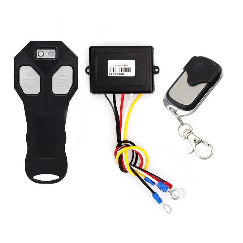 汽车电动 通用 绞盘 控制器 无线遥控器 抗干扰 12 24V  卷闸门