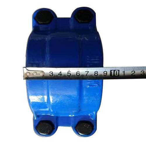 铸铁超短哈夫节90长哈夫节管道抢修器抱箍管接头管卡堵漏器