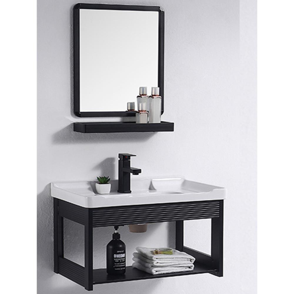 小面盆壁挂式小公寓浴室面盆柜组合阳瓷一体化面盆