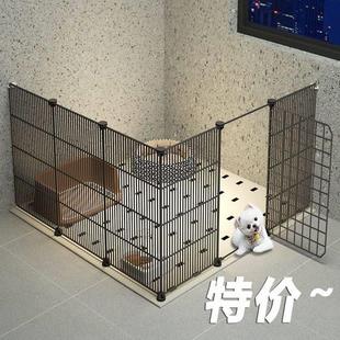 狗狗围栏防猫隔离网宠物阻拦门兔子猫咪防护栏小狗笼子小型犬栅栏