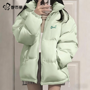 都市丽人立领棉服女款2025新款冬季大码胖mm独特超好看夹棉外套A