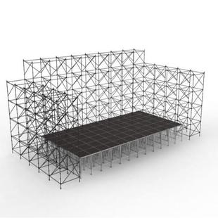 雷亚架黑色电泳线阵音响架layer架led屏配重架音乐节网架