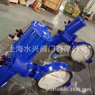 D671F 16Q气动衬氟对夹蝶阀1.4529脱硫蝶阀2507脱硫蝶阀