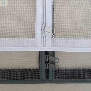 沙门纱窗网X卧室家用厨 新型沙网门窗自粘窗户防护网防蚊虫拉链款