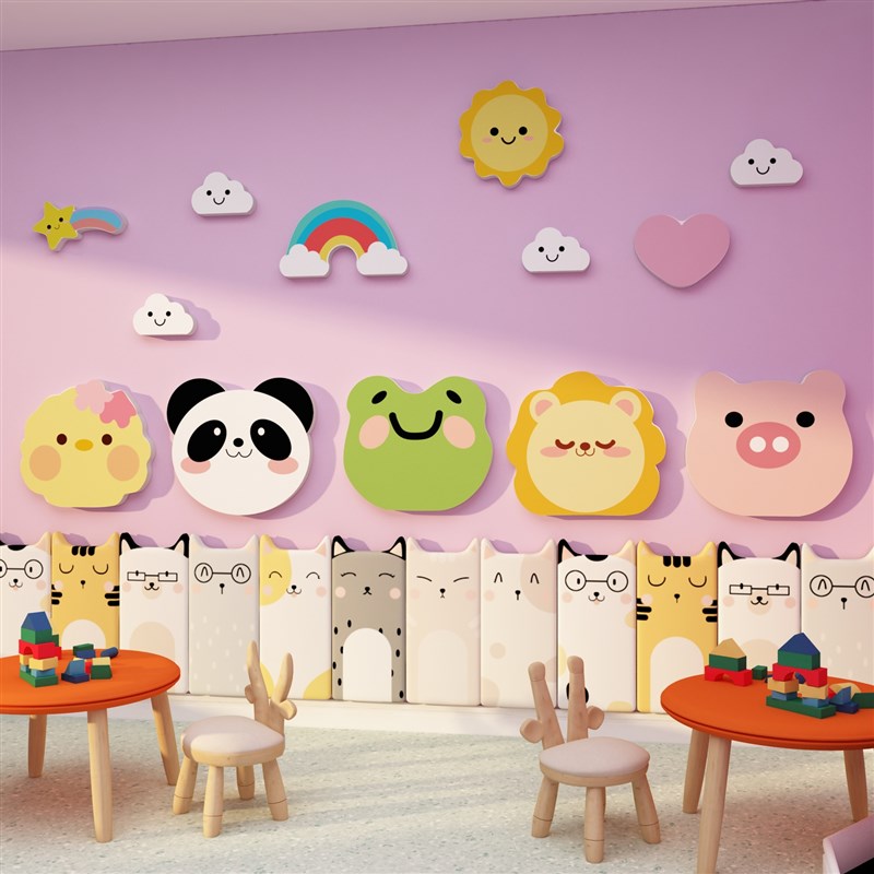 幼儿园环创主题墙面装饰成品楼梯B走廊环境布置材料培训机画室教