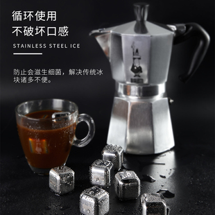 不銹鋼冰塊e304金屬冰石冰酒石冰粒速凍I器冰球鐵冰塊宿舍冰鎮神