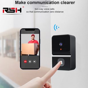 涂鸦智能wifi可视门铃家用叮咚呼叫器无线双向视频可对讲智能家居