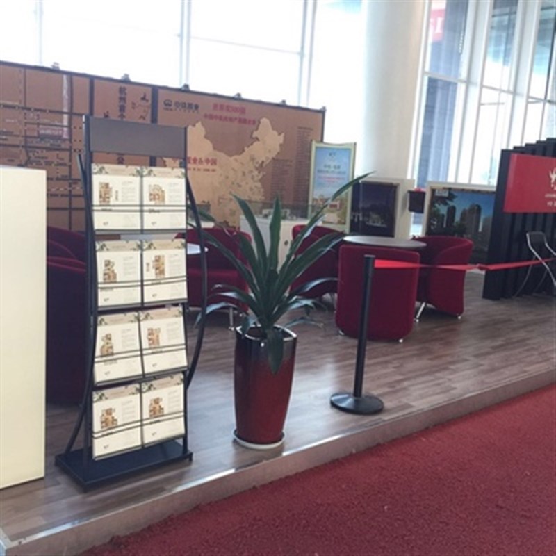 银行资料架房地产宣传架售楼处落地展示架宣传单杂志架户型图展架