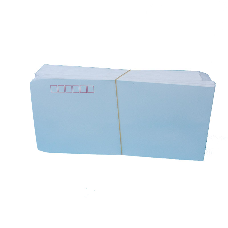 左口集邮信封27号邮寄易过机戳白色加厚光面无贴邮边框