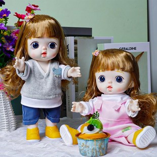 仿真陪睡玩偶儿童过家家小女孩爱公超萌洋娃娃换装公仔